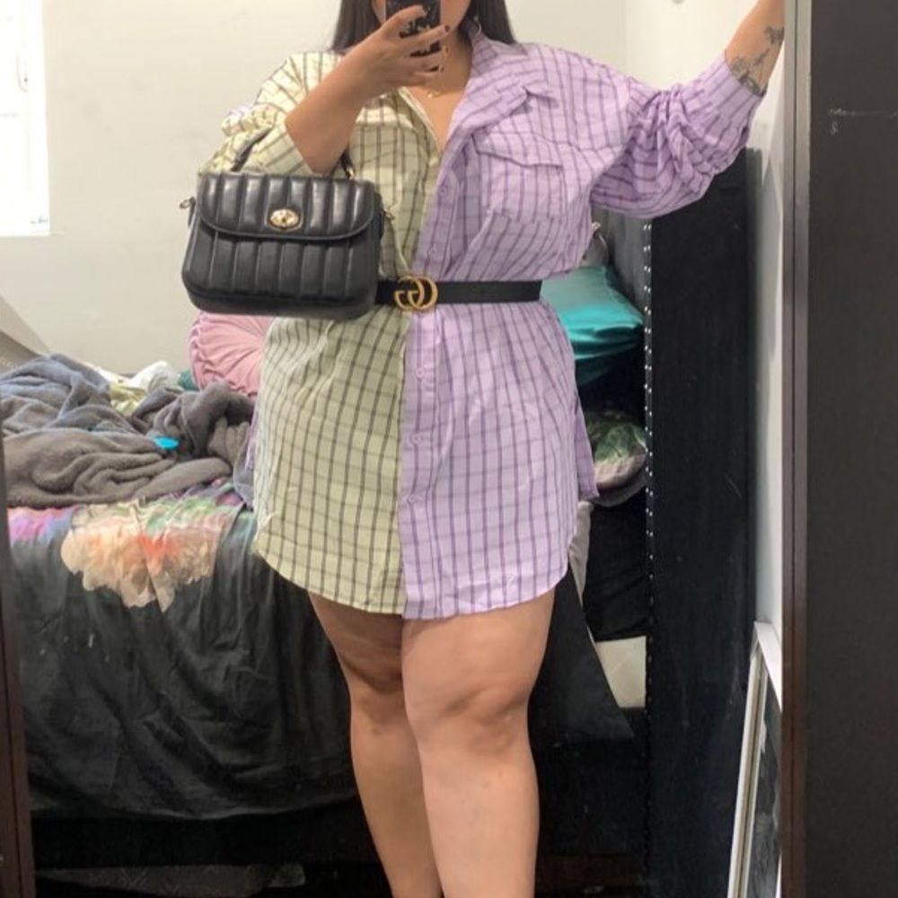 Two tone dress